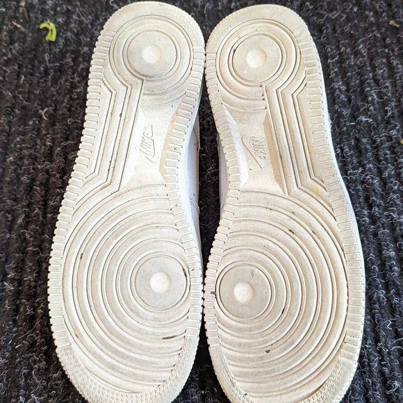 💖HP💖 Nike Air Force 1 Low Leather Trainers AH0287-102 Oracle Pink - Picture 12 of 12